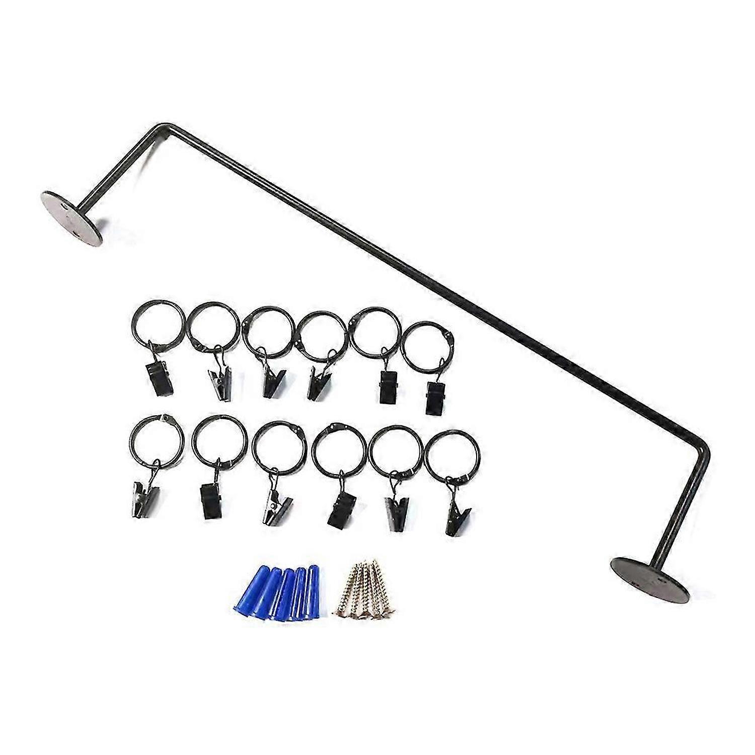 Hanging Multi-Purpose Hanging Rod Iron Ring Clothes Organizer