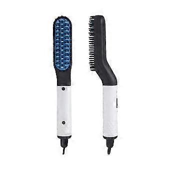 Compact 21cm Beard Straightener with Precise Heat Control for Fast Beard & Hair Styling