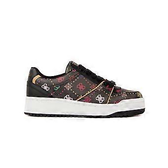 Basket Guess Madley Femme Marron