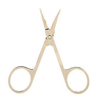 Stainless Steel Eyebrow Trimming Scissors Safe Sturdy Clean Exfoliating Beauty Scissors