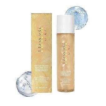 Sheer Setting Mist Sunscreen SPF 50, Broad Spectrum Shimmering Body Oil Mist, Hydrating Makeup-Friendly Glow Spray, Reef-Safe, NonGreasy & Fast-Absor
