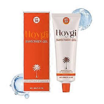 Hydrating Sunscreen Spf 30, Sunscreen for Face and Body, Portable Tinted Sunscreen, Mineral Sunscreen Gel, Sunblock, Strong Outdoor UVA/UVB Protection