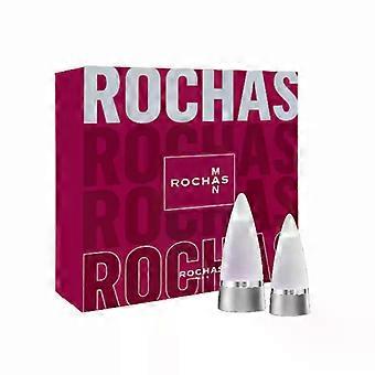  Rochas Man Eau De Toilette Spray 100ml Set 2 Pieces
