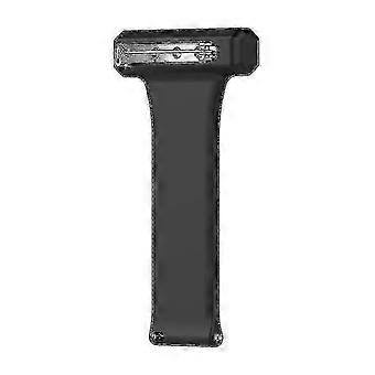 28mm Silicone Watch Fob with Pin-on Brooch Strap for Garmin Vivomove Style, Nurse Clip