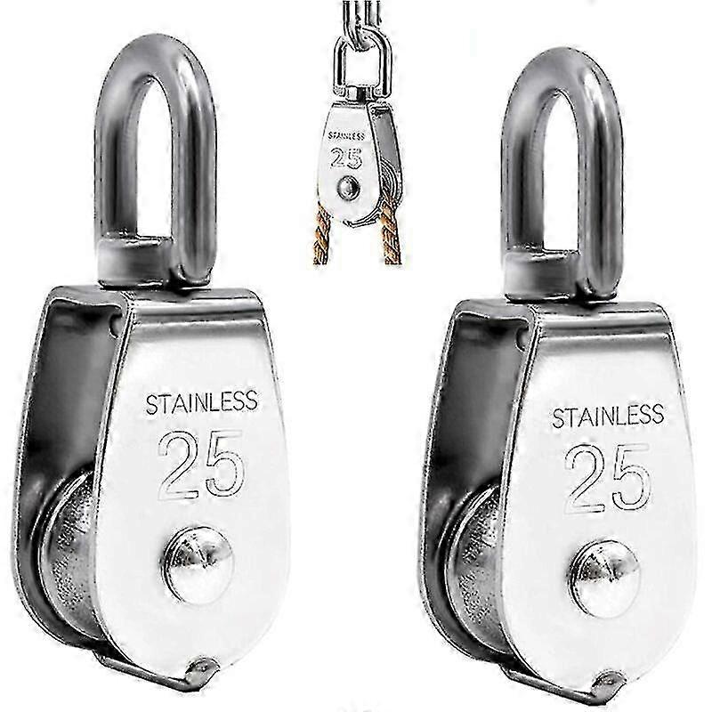 150kg Load 304 SS Swivel Pulley Set