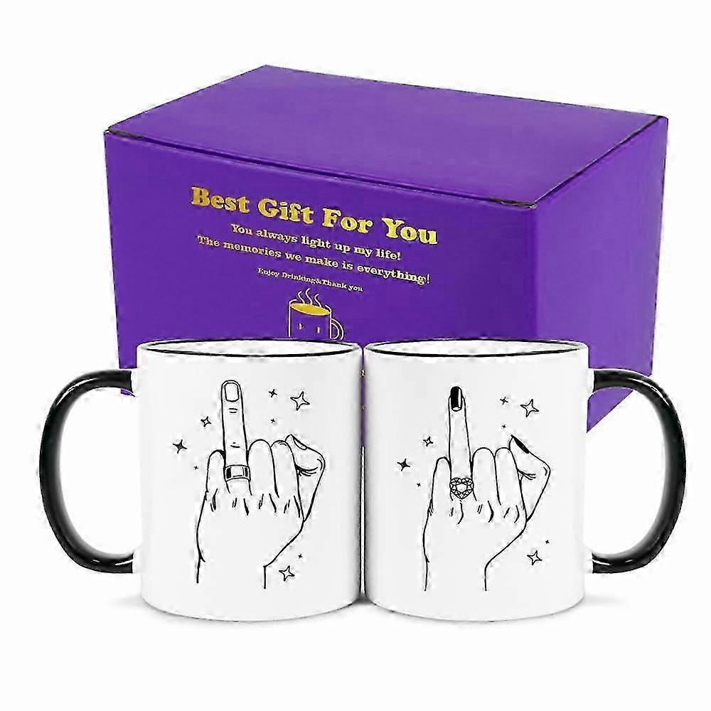 Mr and Mrs Ceramic Mugs Set