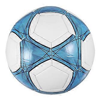 Portable Blue Stitched Soccer Ball, PVC Material, Durable with High Elasticity, for Matches Training Play on Cement Floors, 8.45in, 1 Set