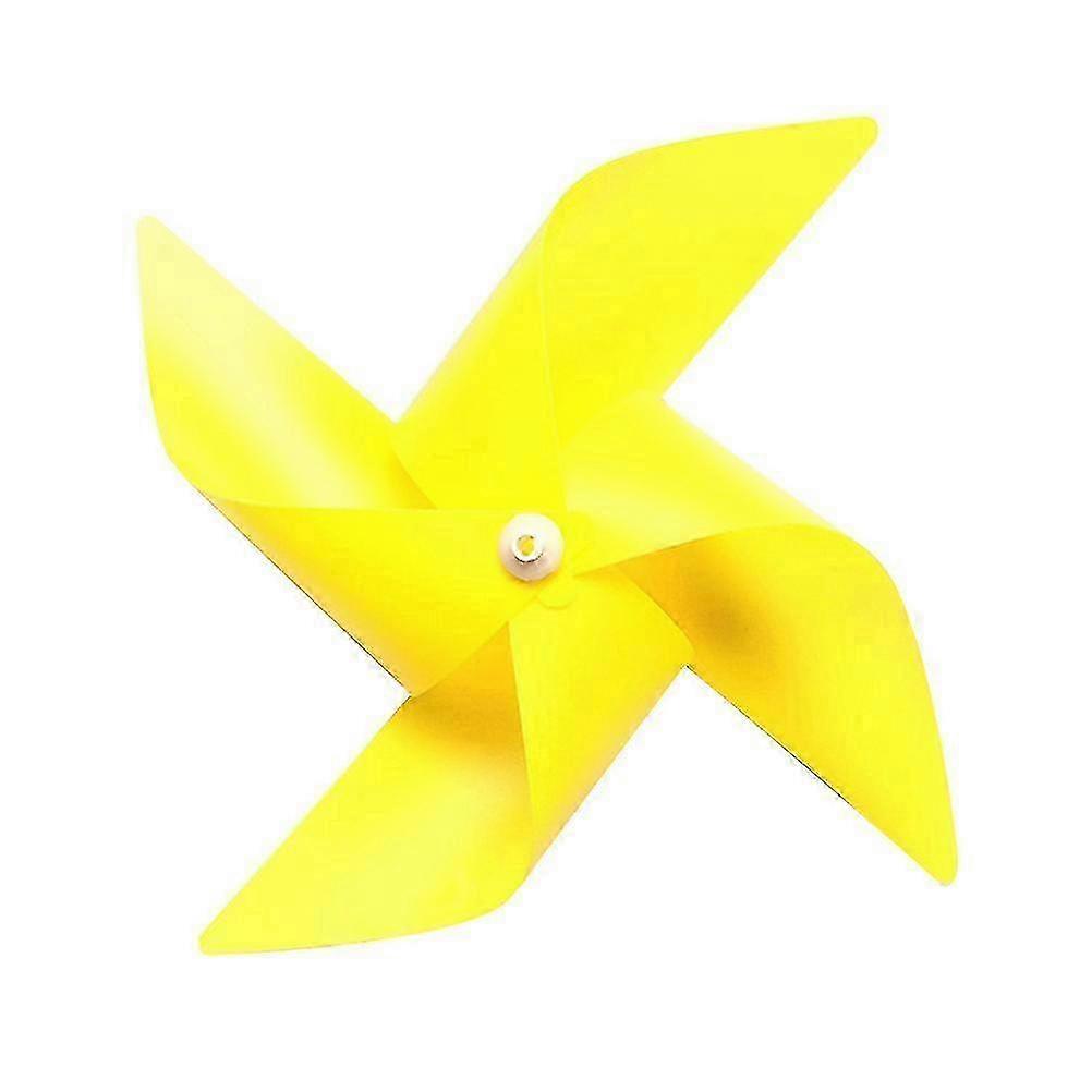 Yellow Wind-Activated Garden Spinner Set