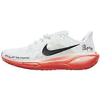 Tênis de corrida Nike respirável de cano baixo unissex branco e vermelho HJ7037-100