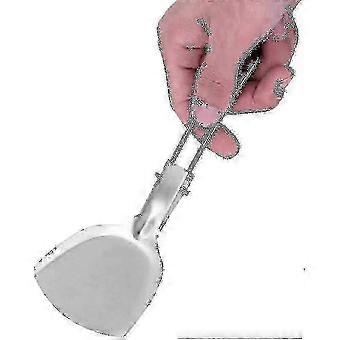 R9 Foldable Stainless Steel Camping Spatula, Heat-Resistant Non-Slip Outdoor Cooking Utensil with Detachable Design