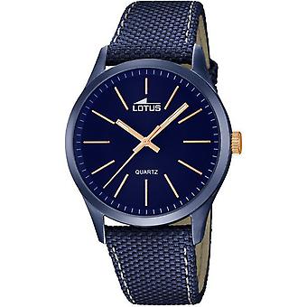 Lotus smart casual Quartz Analog Man Watch with Synthetic Leather Bracelet 18166/2