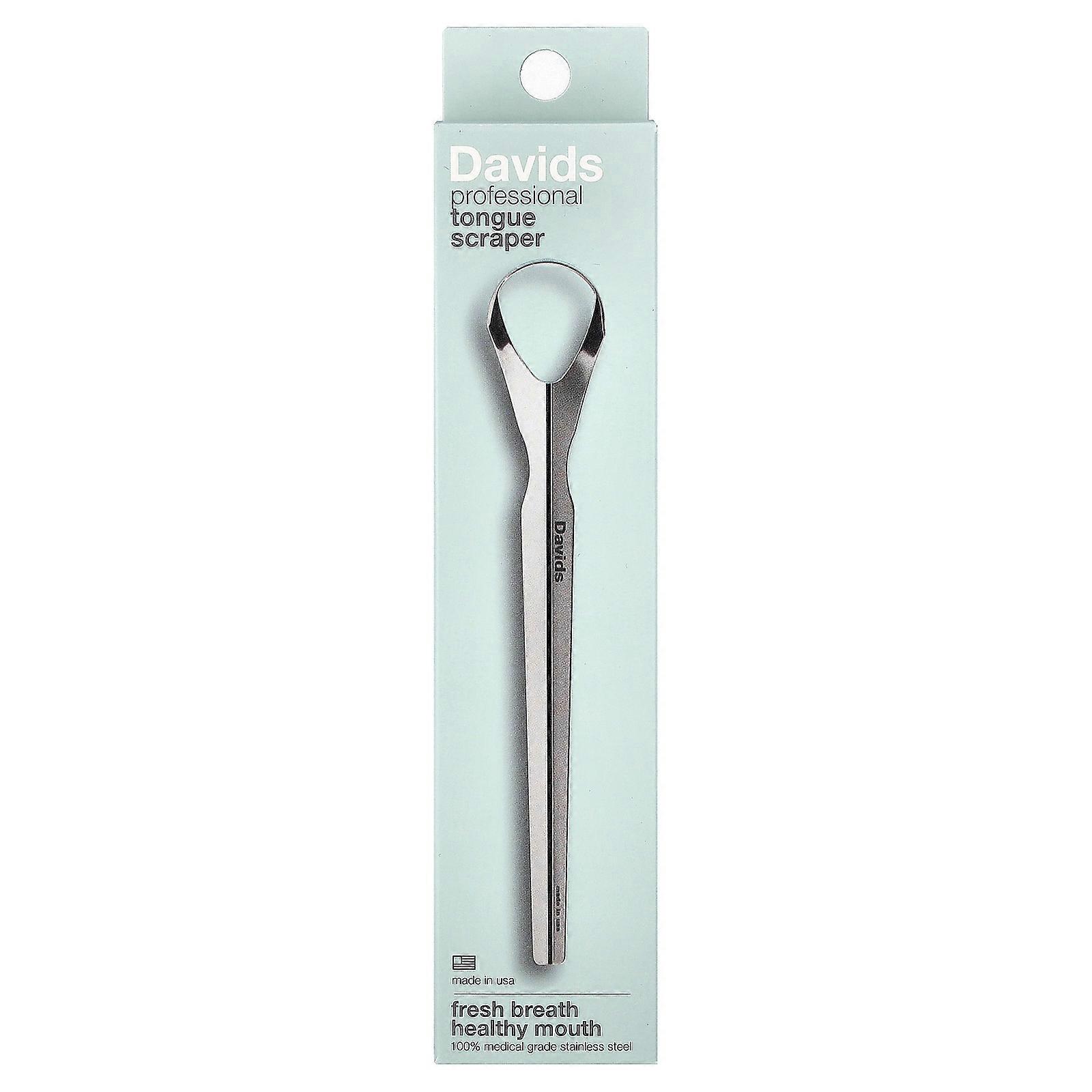Davids, Professional Tongue Scraper, 1 Scraper
