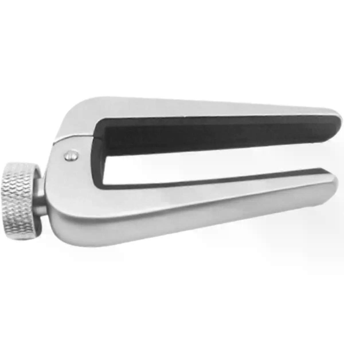 Guitar Capo Adjustable Silver for 6 and 12 String