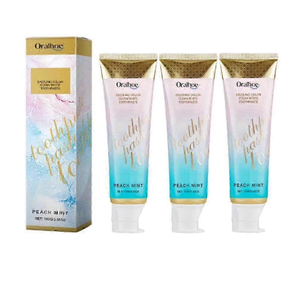 Teeth Whitening Toothpaste,Peach Mint Toothpastes