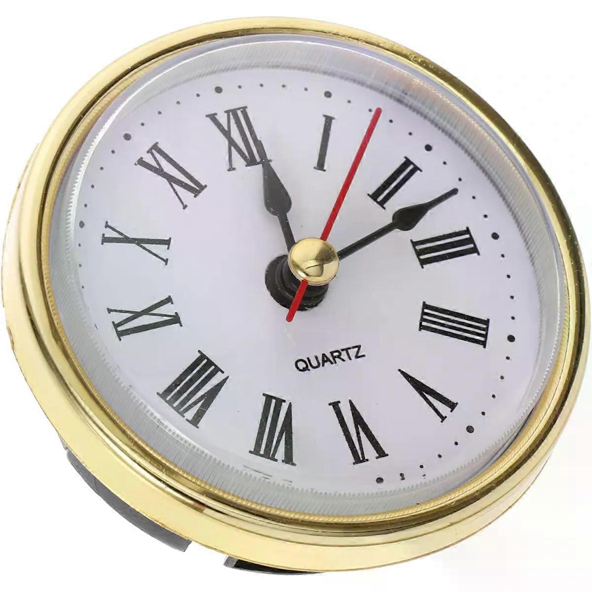 Retro round Clock Insert with Movement, Roman Number DIY Craft