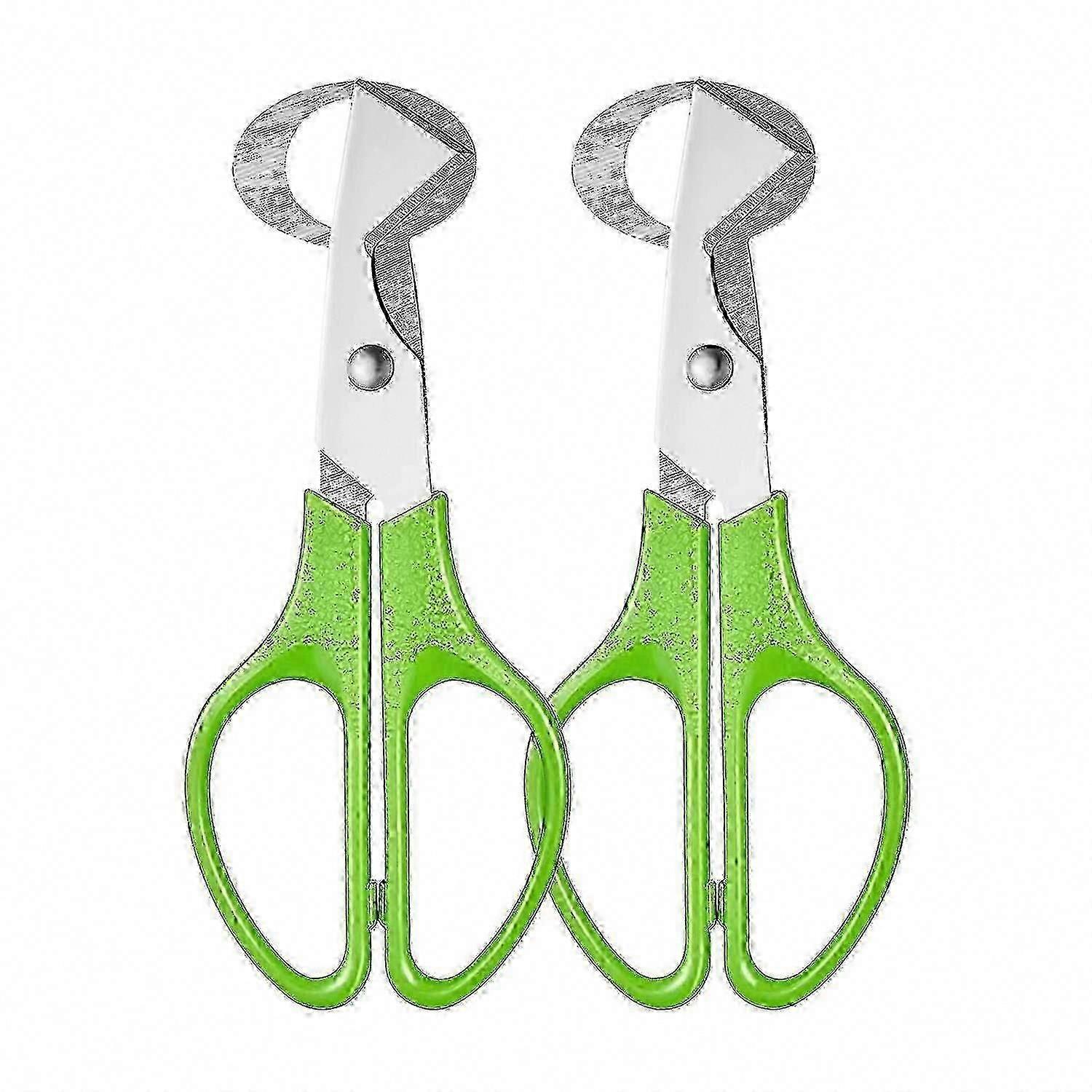 Quail Egg Scissors, 2-Pack Egg Shell Separator Cutting Scissors for Easy Opening, Kitchen Tools SZRH