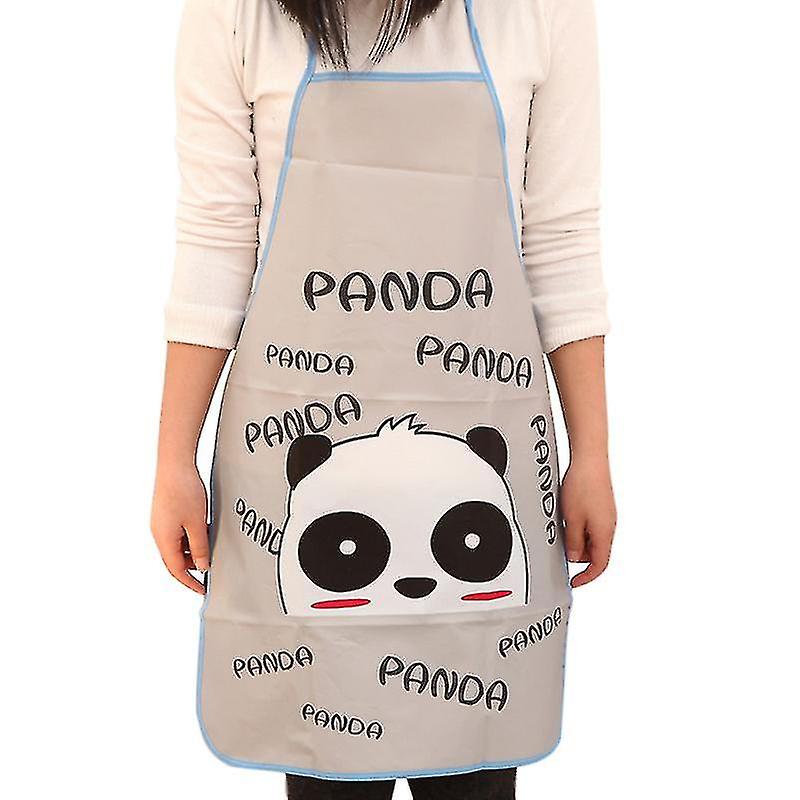 Panda șorț impermeabil curea de umăr șorț grease-proof Loose cooking șorț