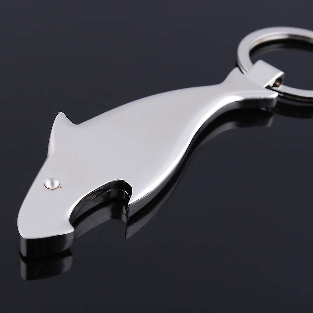Baanuse Bottle Opener Bottle Opener with Metal Key Ring Practical Accessory Beverage Opener Portable Tool, Shark