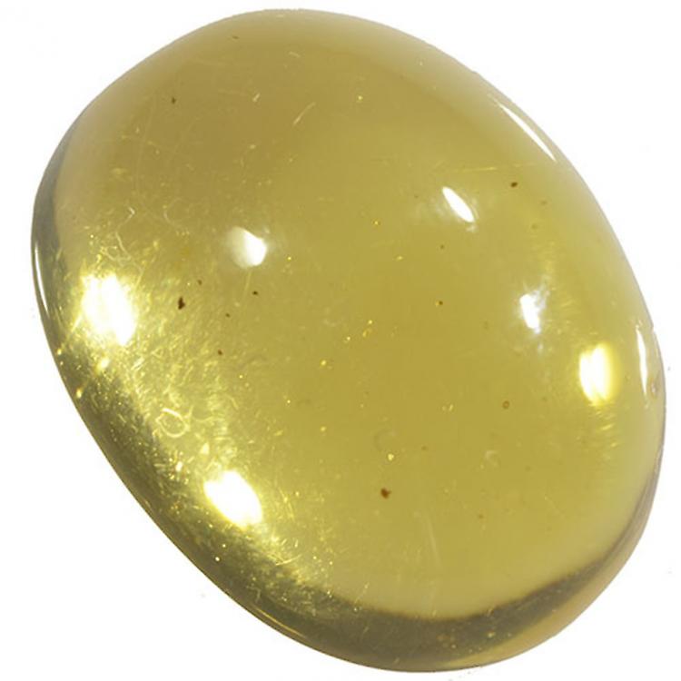 6.16ct Amber Cabochon Oval 18x14mm awo93