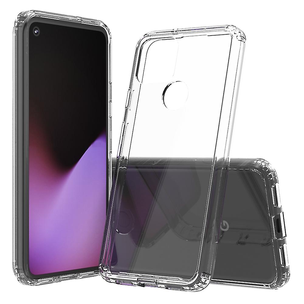 For Google Pixel 5 TPU + Acrylic Protective Case
