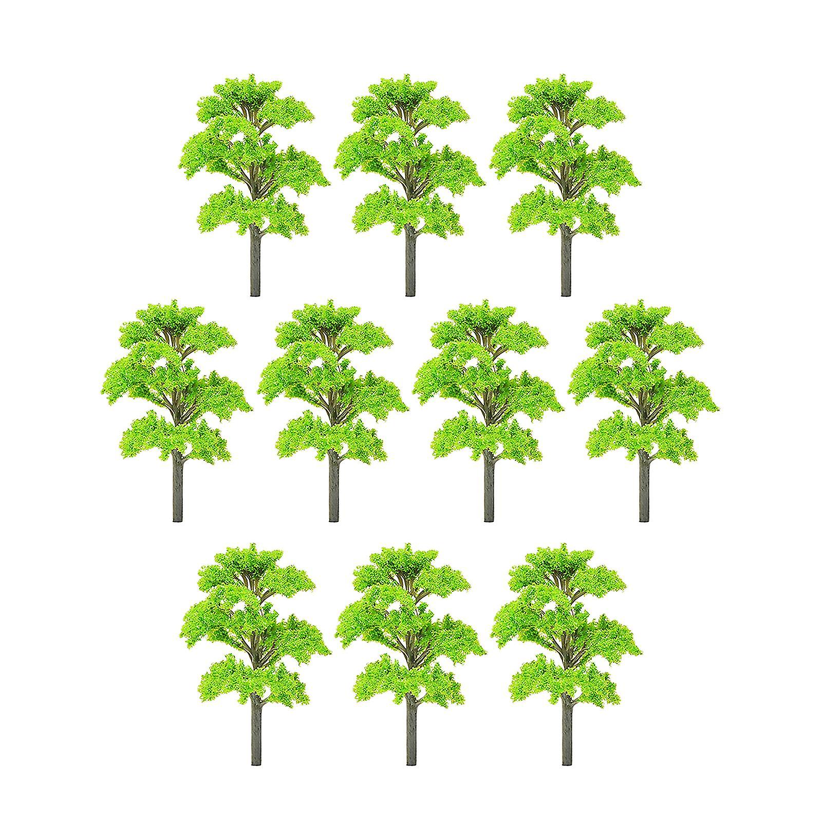 10Pcs DIY Scenery Tree Train Architecture Landscape Model Tree Layout 8.5cm