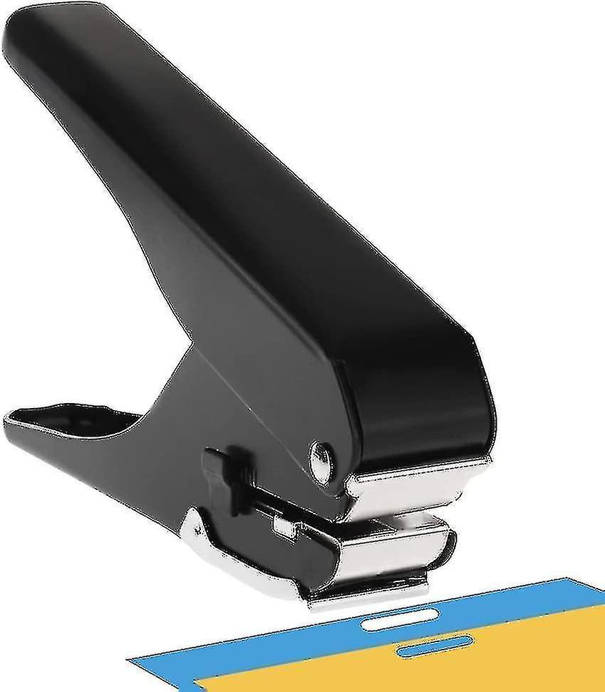 Elliptical Punch Badge Hole Punch For Id Card Pvc Slot And Paper Heavy duty Hole Punch For Pro Use