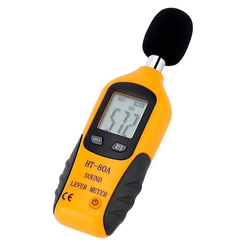 Mengshen Sound Level Meter 40-130dBA, Professional Decibel Meter with Backlit Display (9V Battery Included),