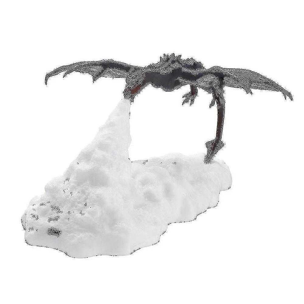 Fire Dragon Lamp Warm Night Light, Usb Rechargeable Home Decoration