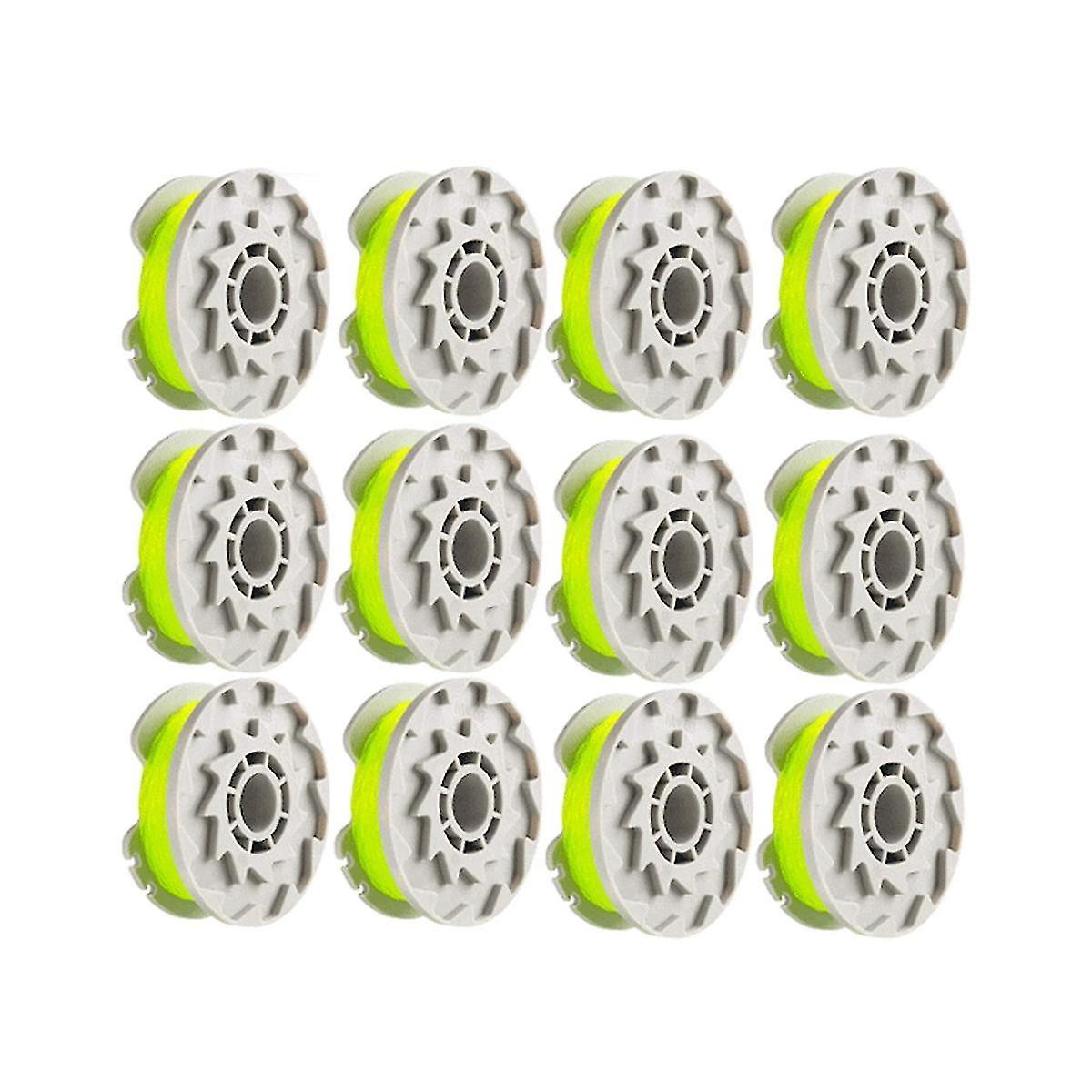 12 Pack Mowing Accessories Wa0014/wa0037 Replacement Spools Grass Rope Mowing Line