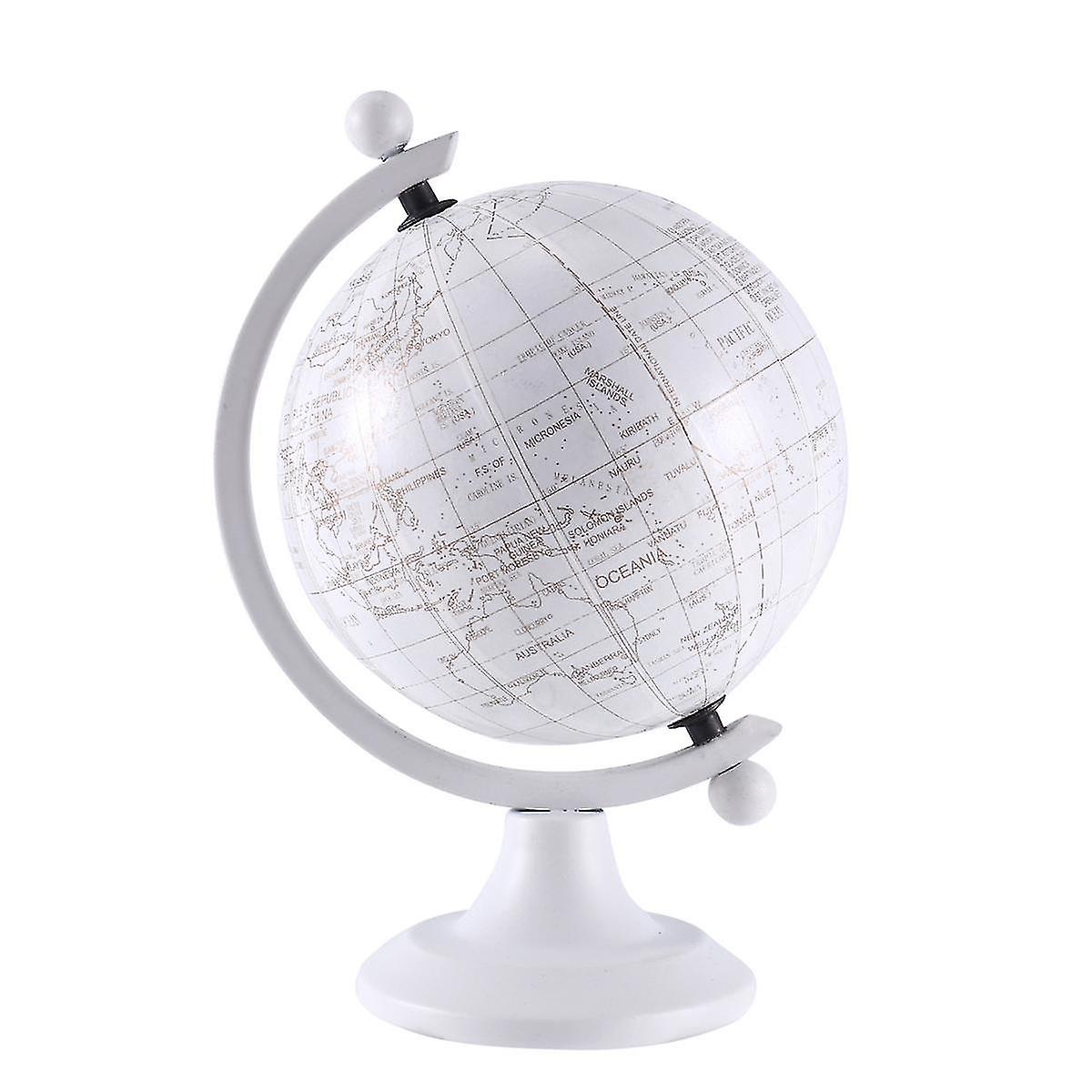 3inch Mini Globe For 1/6 1/4 Scale Furniture, High Precision Rotating World Map Globe