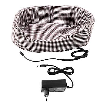 Pet Warming Bed Cat Dog Heating Mat Waterproof Pets Heated Bed Electric Heating Pad(EU Plug)