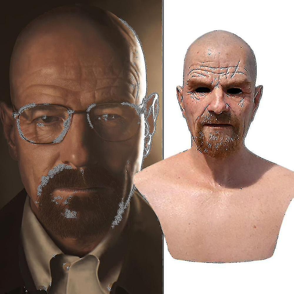 Realistic Old Man Masks Latex Party Masks