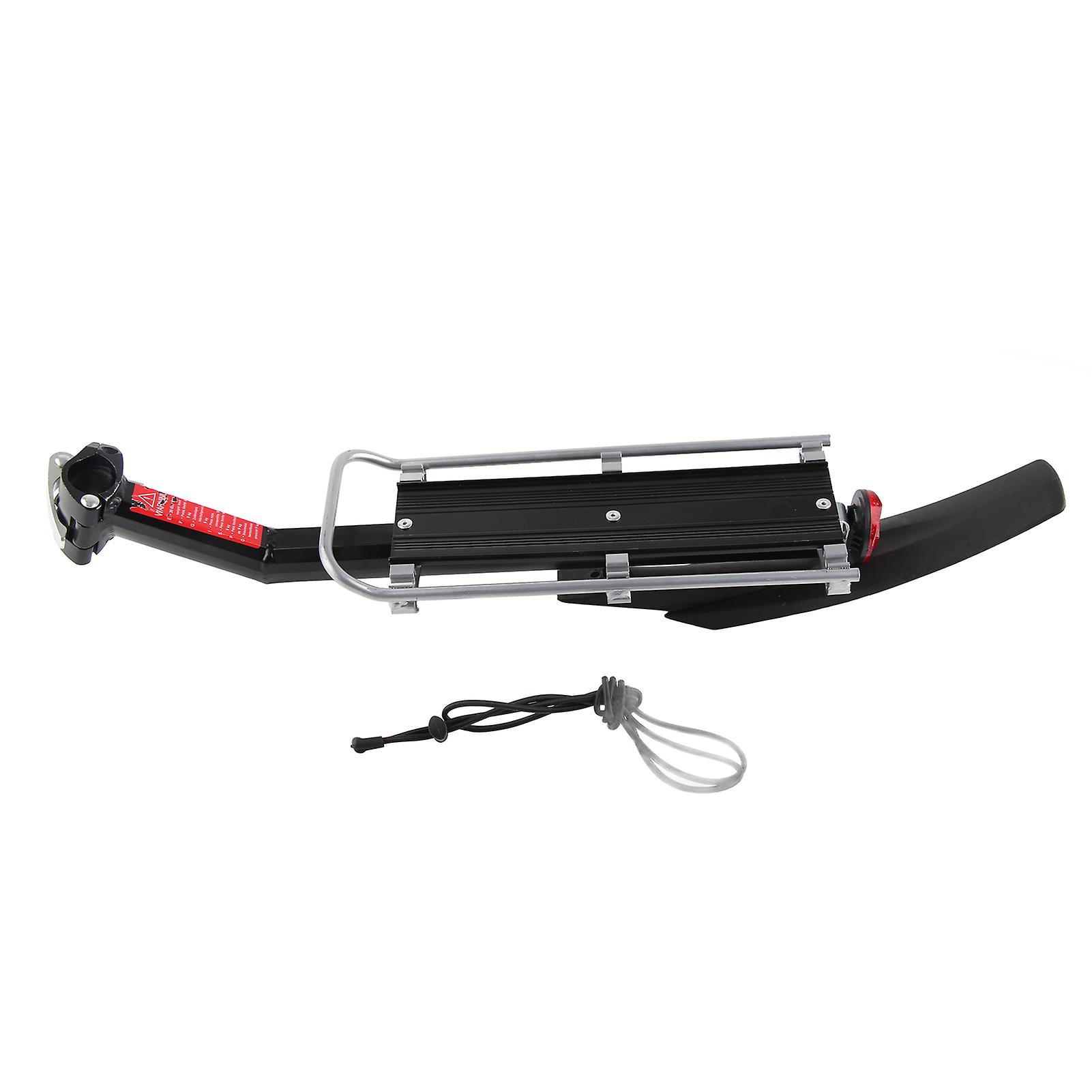 Nimomo Bicycle Cargo Rack Alloy Bike Rear Rack, Quick Disassembly Bicycle Cargo Carrier for Seat Post Mount, 20 kg Capacity