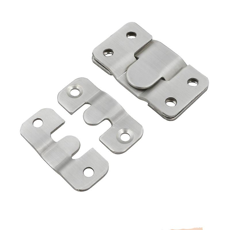 8pcs Sofa Connector Clip Universal Metal Modular Sofa Connector Flush Mount Bracket Heavy Duty Interlocking Bracket with Screws for Furniture Wall Hea