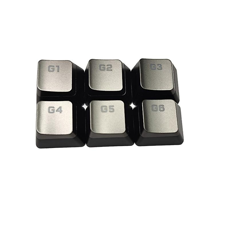 Mekaniskt tangentbord Keycaps 6Key ABS bakgrundsbelysta tangenter för CorsairK95 K100