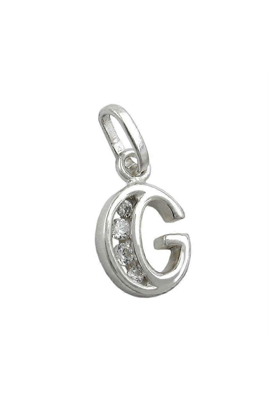 Pendant Initial G With Cz Silver 925 - Gl91444g
