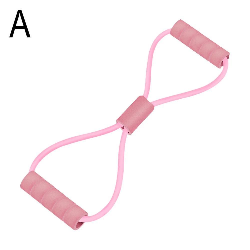 8 Words Type Rubber Resistance Band/ Yoga Custom Resistance Exercise Band Tube