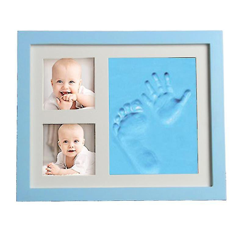 赤ちゃんの手形とフットプリントメーカーキット記念品、新しいママベビーシャワーギフト、ベビーマイルストーンフォトフレームベビーレジストリ、保育園の装飾