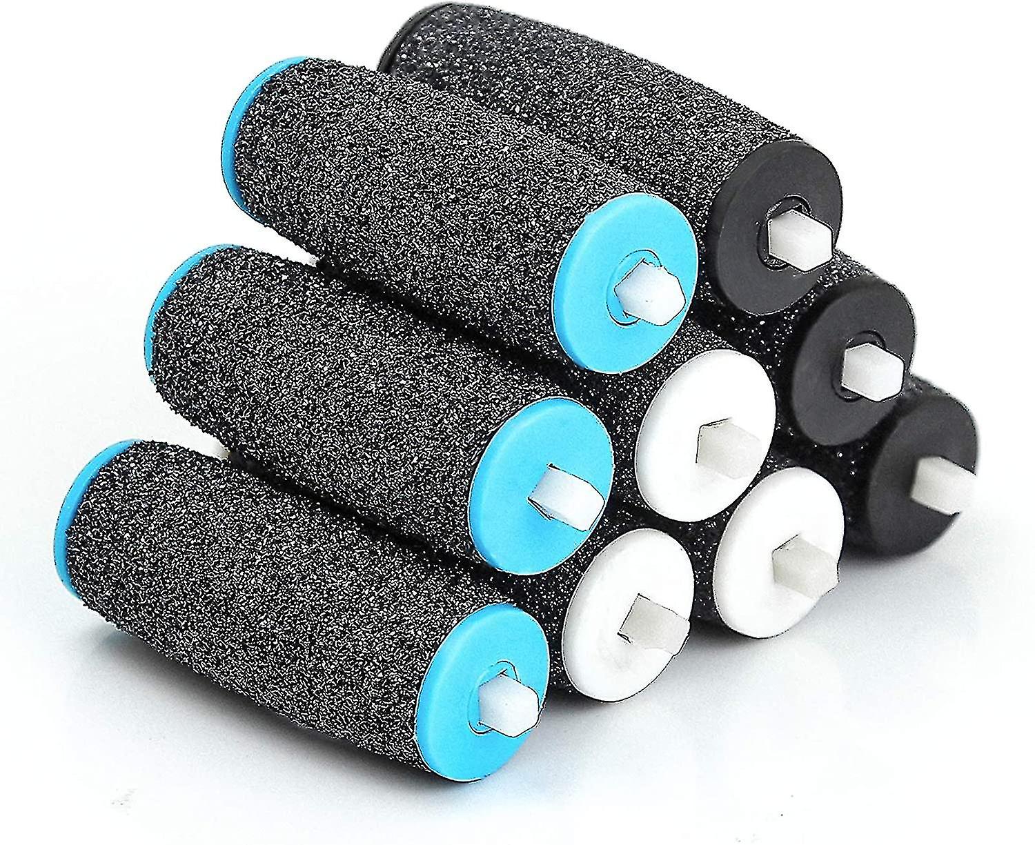 [9 Pack] Scholl Velvet Smooth Pedi Replacement Roller Heads Refills