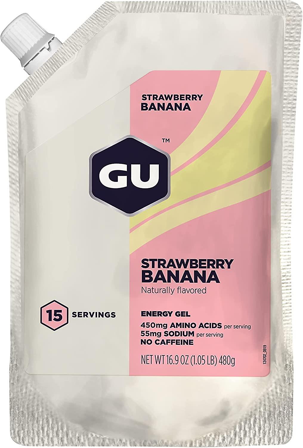 Gu Energy Gels Mega Pack Strawberry Banana - 480g