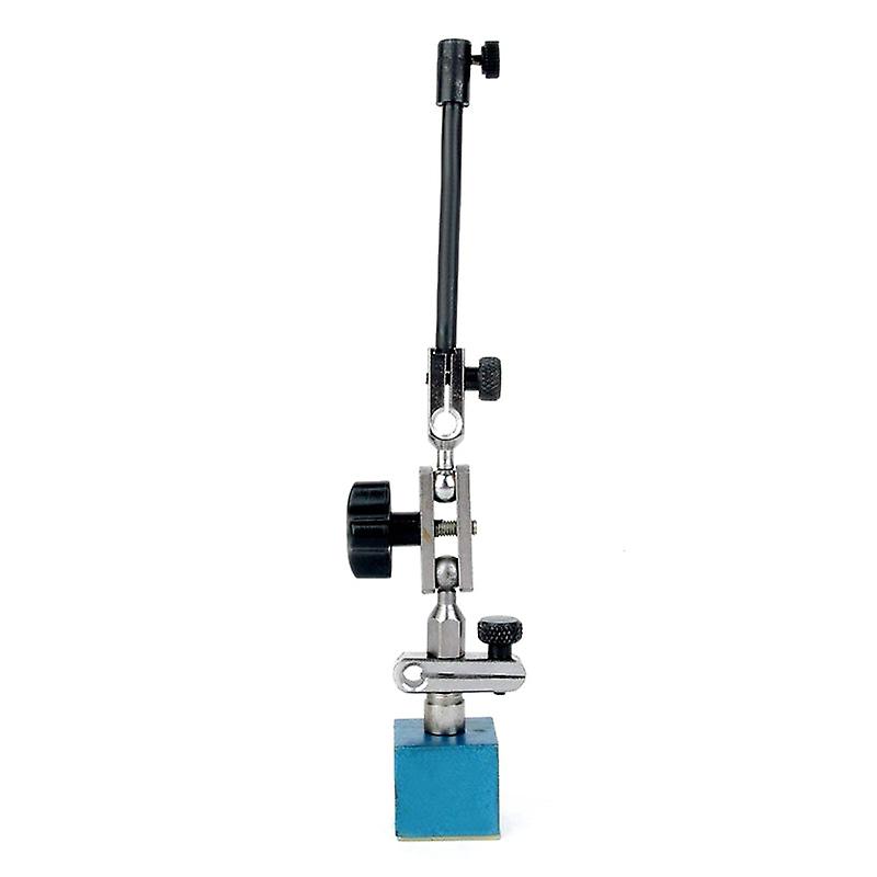 Hot-1pc Flexible Level Dial Indicator Magnetic Base 215mm Test Gauge Rotary Magnetic Holder Stand`