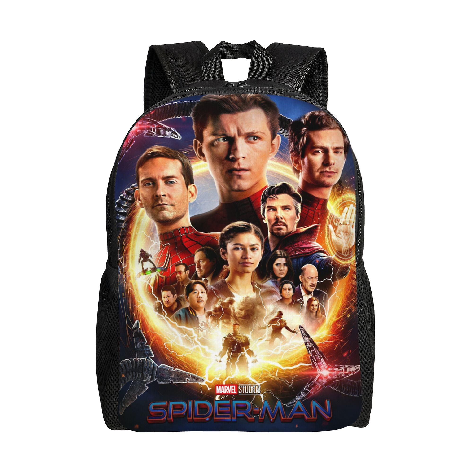 Spider Man Backpack, Adult Kids Simple Lightweight Casual Backpack for Children Student, Travel Backpack Laptop Backpack for College Work Camping