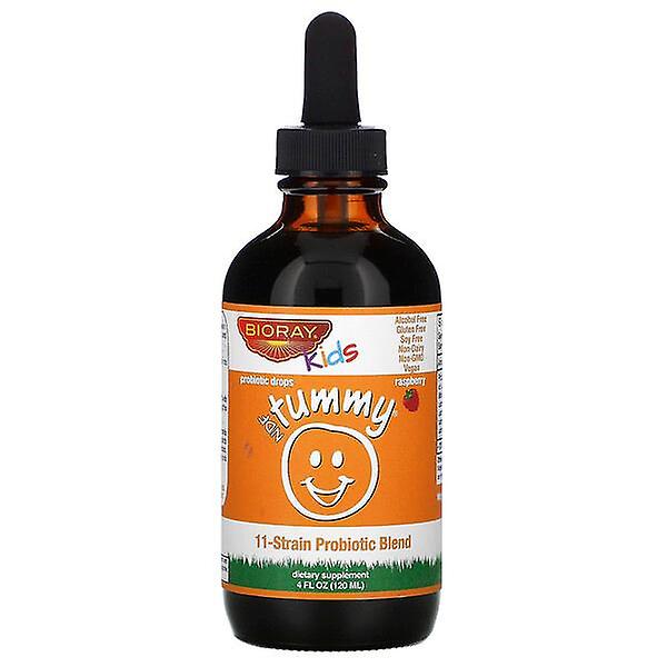 Bioray Inc., Kids, NDF Tummy, Raspberry, 4 fl oz (120 ml)