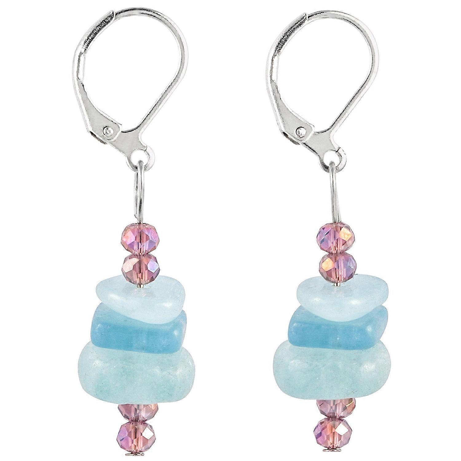 Earrings-Aquamarine Allure-Oceanic Breeze