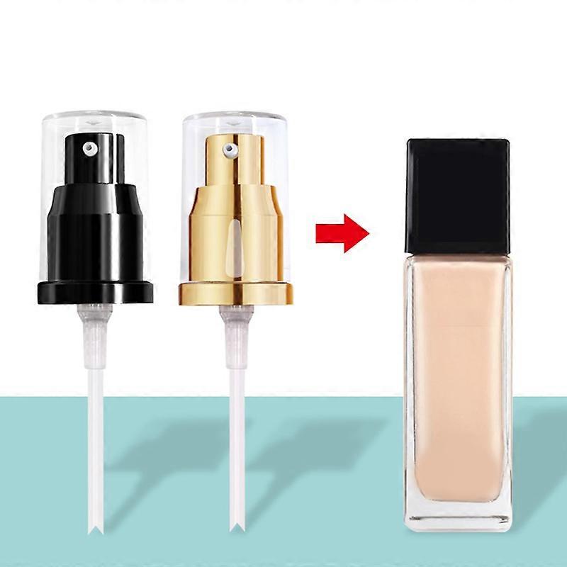 1pc Makeup Tools Foundation Pump Suitable For Liquid Foundation Black Or Gold Pump Replacement Tool