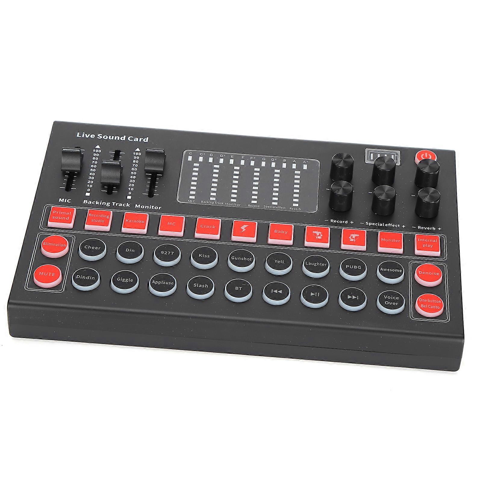 M9 Bluetooth Sound Card Set Stable Signal Live Sound Card Equipment Kit Compatible For Live Broadcast