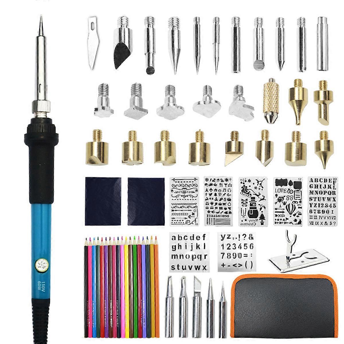 Wood Burning Tool with Adjustable Temperature , Professional Wood Burning Pen for Embossing Carving DIY Adults Crafts Beginners