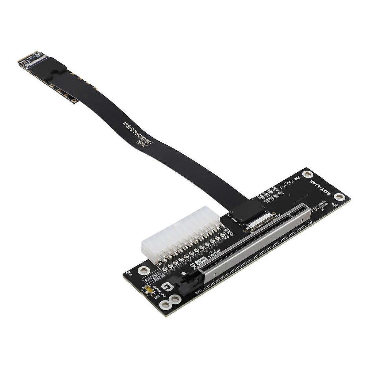 PCIe 5.0 M.2 NVMe auf PCIE x16 EGPU Adapter für NUC / ITX // Notebook 25cm