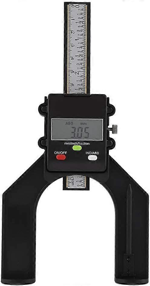 0.1Mm Precision Digital Depth Gauge Freestanding Magnetic Altimeter Woodworking Digital Depth Gauge Height Gauge