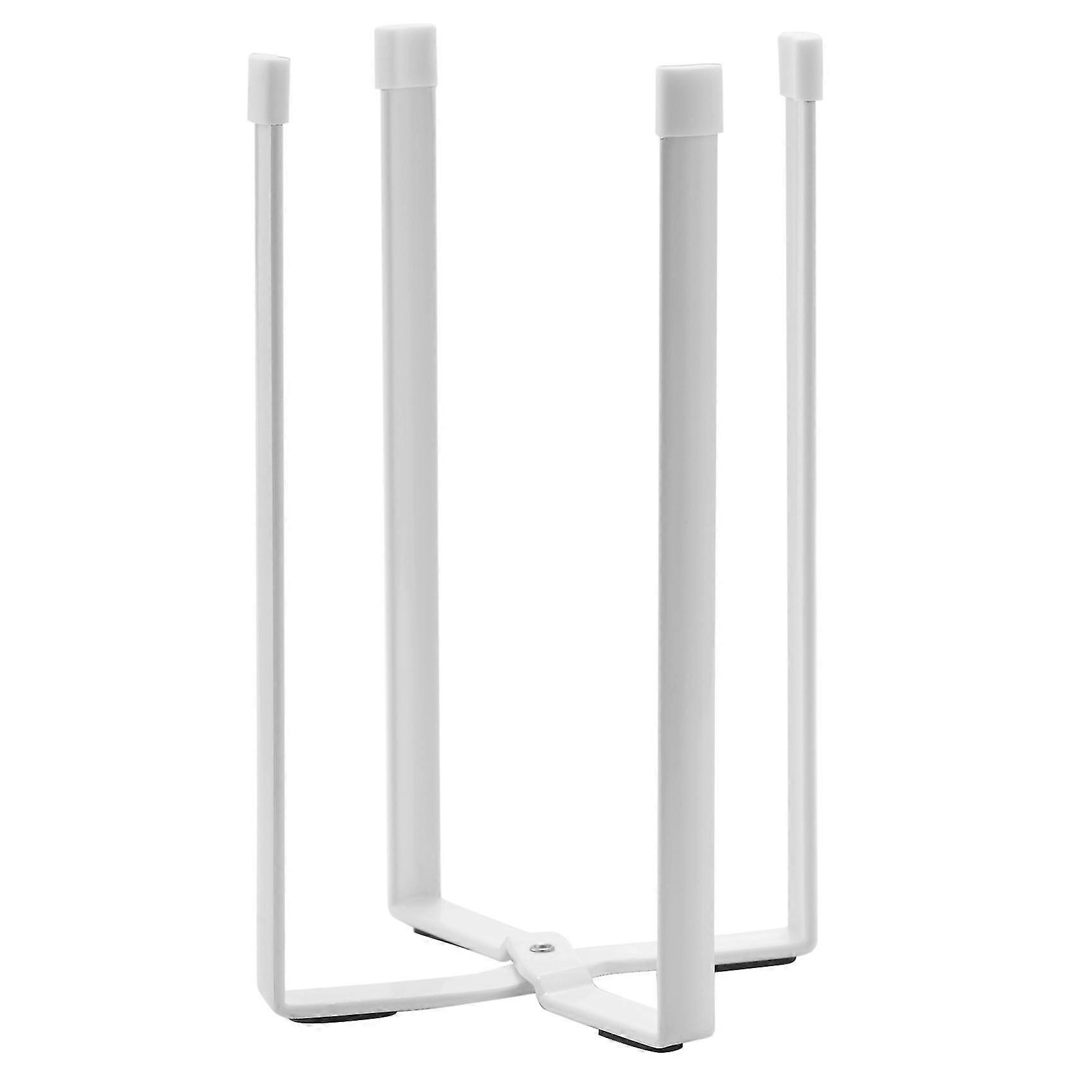 Drying Rack, Space Saving Plastic Bag Dryer Holder Garbage Stand Multi Drying Rack, White 1 pcs